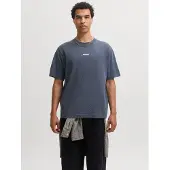 Jack & Jones Shirt 'JCOCLUB' ecru / donkerblauw / wit