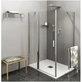 Polysan Zoom Rechthoekige douchecabine 110x80cm links/rechts-uitvoering