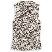 Tom Tailor DENIM Top lichtbeige / brokaat / donkerbruin