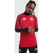 Adidas Manchester United Trainingstrui 1/4-Zip 2026-2027 Rood Zwart Wit