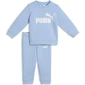 Puma Joggingpak 'Essentials' lichtblauw / wit