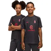 Puma AC Milan Trainingsshirt 2026-2027 Kids Donkergrijs Rood