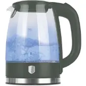 Berlinger Haus - glazen waterkoker - LED light - mat groen