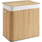 Hjh LIVING Wasmand / waszak FALSTER XXL B bamboe