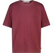 America Today T-shirt donkerrood Meisjes Katoen Ronde hals Effen - maat 146/152