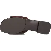 Stefano lauran Dames Slippers L24073 - Bruin - Maat 38