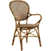 Sika-Design Rossini Fauteuil - Stoelen Rotan Cherry - 1007C