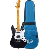 Flight Pathfinder Tenor Electric Ukulele Black Relic