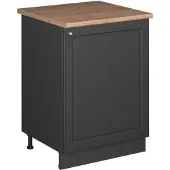 Vicco Wastafelkast Fame-Line, Anthrazit-Gold Landhaus/Antraciet, 60 cm