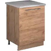 Vicco Wastafelkast Fame-Line, Goudkleurig Eiken/Goudkleurig Eiken, 60 cm