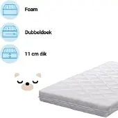 ZZZOO Matras Ledikant 60x120 Bruine Beer