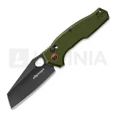 Fox Edge Crew Reverse Tanto - Blackwash - G10 vouwmes, olijfgroen