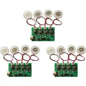 Torribaly 3x vier-bevochtigermodule besturingskaart verstuiver drivermodule, set A