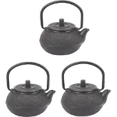 Torribaly stuks 50 ml Japanse gietijzeren theepot met waterkoker, inclusief theezeefje