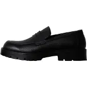 Elong Lage leren mocassin