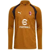 Puma Ac Milan Training Half Zip Sweatshirt Bruin L Man