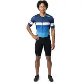 Huub Vista Club Lc Neoprene Short Sleeve Wetsuit Blauw S Man