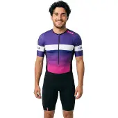 Huub Vista Club Lc Neoprene Short Sleeve Wetsuit Paars S Man