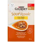 Purina Goud Gourmet Soup Royale Kip Natvoer Voor Katten 30x45g