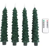 Tlily Simulatie Kaarslamp Paraffine Decoratie met Afstandsbediening Atmosfeer Modelleringslamp