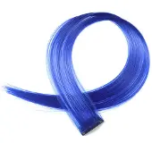 INF Clip-on haarextensies, 10-pack Blue
