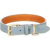 Flamingo - Hond Halsband Virginia Lichtblauw M / L 38-48cm 25mm