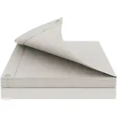 vidaXL Zeil met Oogjes Wit 6 x 10 m 90 gsm PE