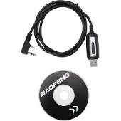 Torribaly USB-Programmeerkabel + Driver-Cd voor Portofoon UV-5R BF-888S BF-F8