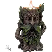 Nemesis Now - Wildwood Theelichthouder - Grijs/Groen