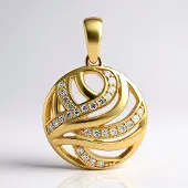Cavill - 9 Karaats Geelgouden Hanger - 28 I2 H Ronde Diamanten 0,205 ct - Melo Gold Luxe Elegante Sieraad Afrikaanse Diamant