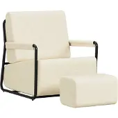 SoBuy Fauteuil Velours Confortable Design