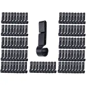 Tlily 100 Stuks Helmclips voor Hoofdlamp, Helmaccessoires, Hoofdlamphaak, Helmclips, Hoofdlampclips