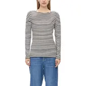 s.Oliver Shirt donkerbruin / wit