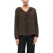 s.Oliver Black Label Blouse donkerbruin