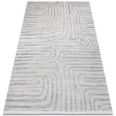Rugsx FROJE 1774 Lijnen – Scandinavische stijl, met textuur, modern grijs 140x190 cm