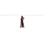 HAY Handdoek Stripe Hand Towel Burgundy - 40 x 60 cm