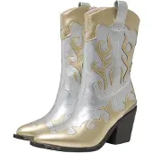 Buffalo Cowboylaarzen goud / zilver