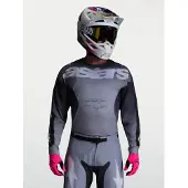 Alpinestars Racer Amber Heren MX Jersey Grijs L Mannen
