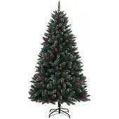 vidaXL Kunstkerstboom met 300 LED's 180 cm