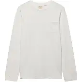 Superdry Katoenen Linnen Longsleeve Top Met Zak White Grootte: S