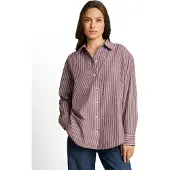 Tom Tailor Blouse pruim / wit