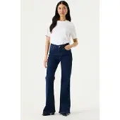 Garcia Isabella dames Jeans, 25/30, Blauw, Flared fit