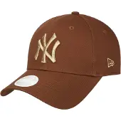 New Era Pet 'Wmns Metallic Logo 9FORTY New York Yankees Cap' bruin