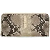 GUESS portemonnee Yvonne SLG Large Zip Around Wallet Natural Taupe
