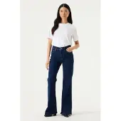 Garcia Isabella dames Jeans, 28/32, Blauw, Flared fit