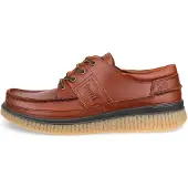 Ecco 571104 WALKER Veterschoenen | Maat 46 Heren Cognac