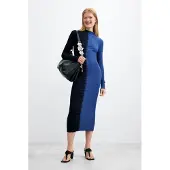 Desigual Jurk nachtblauw / donkerblauw