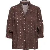 ONLY Blouse 'ONLRaya' donkerrood / wit