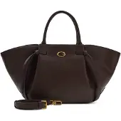 GUESS schoudertas handtas Allegra Girlfriend Satchel Brown donkerbruin