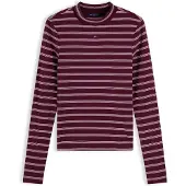 Tommy Hilfiger Shirt 'Essential' rosé / wijnrood